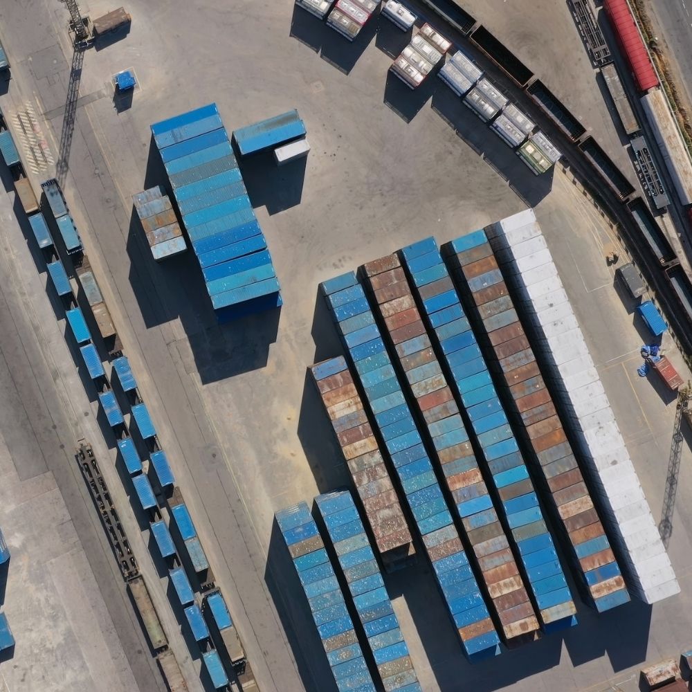 Container Terminal the the Port